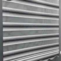 Renk Geçişli Siyah Beyaz Pliseli Zebra Perde