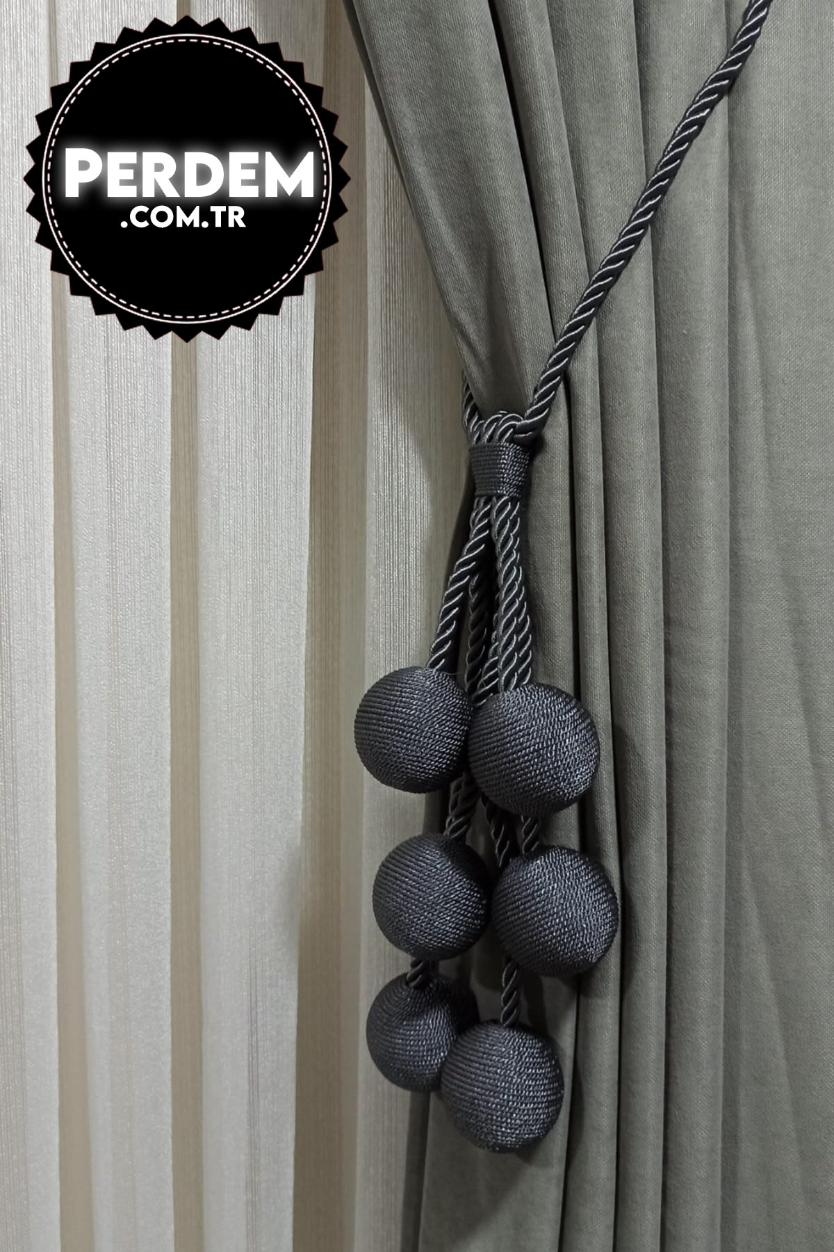 Korniş Braçol 6 Toplu Perde Aksesuarı - Görsel 2