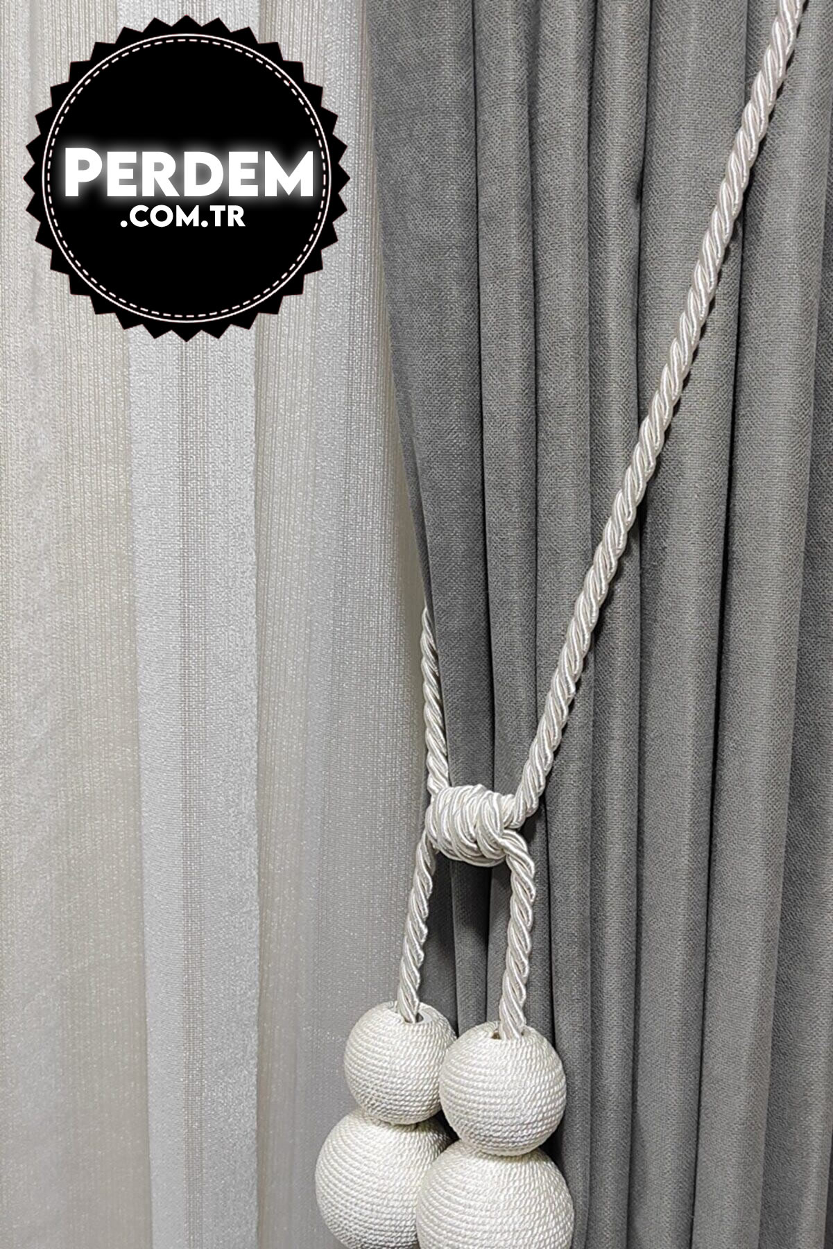 Korniş Braçol 6 Toplu Perde Aksesuarı - Görsel 3