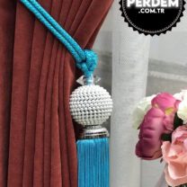 İncili Yan Braçol Perde Aksesuarı