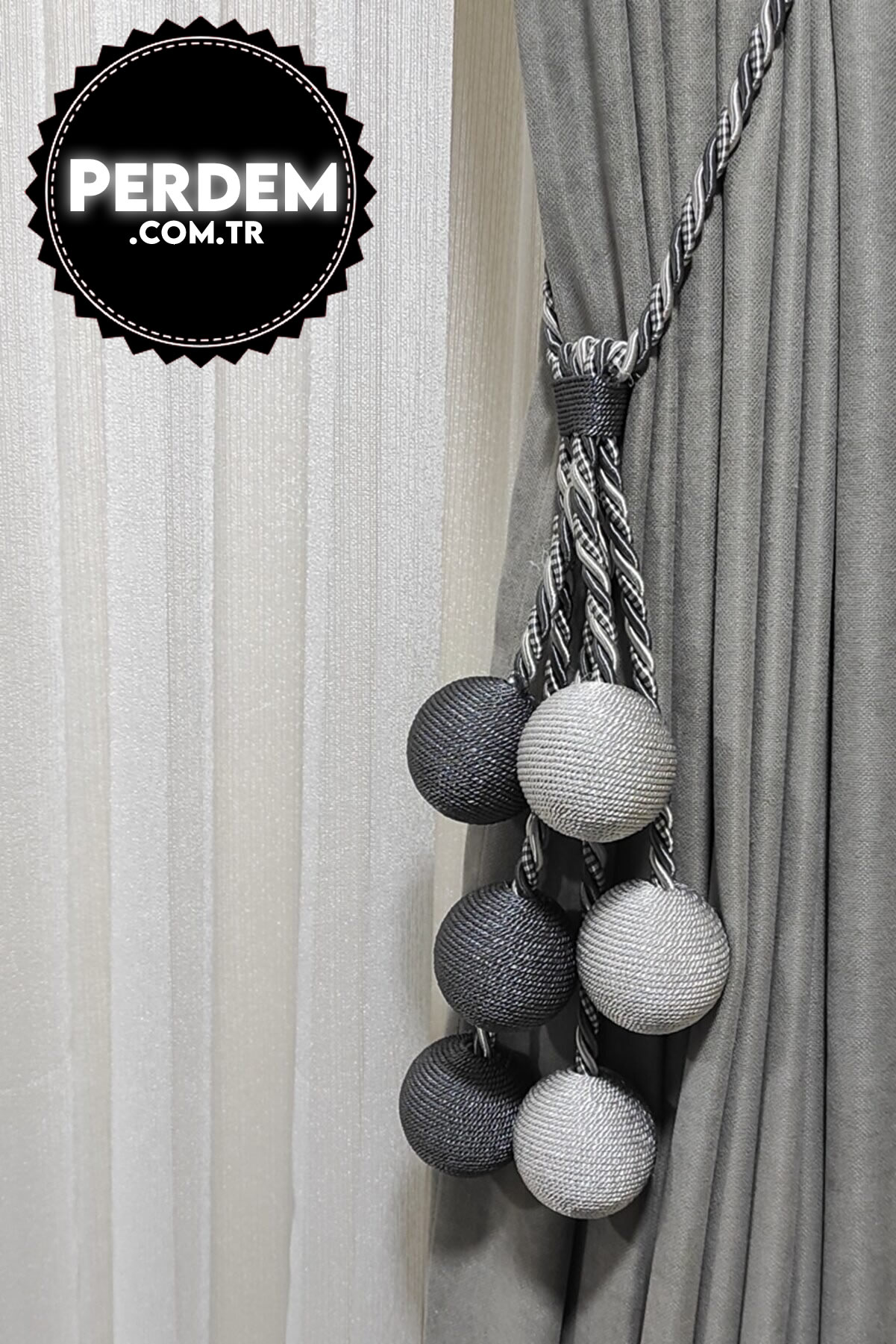 Korniş Braçol 6 Toplu Perde Aksesuarı - Görsel 4