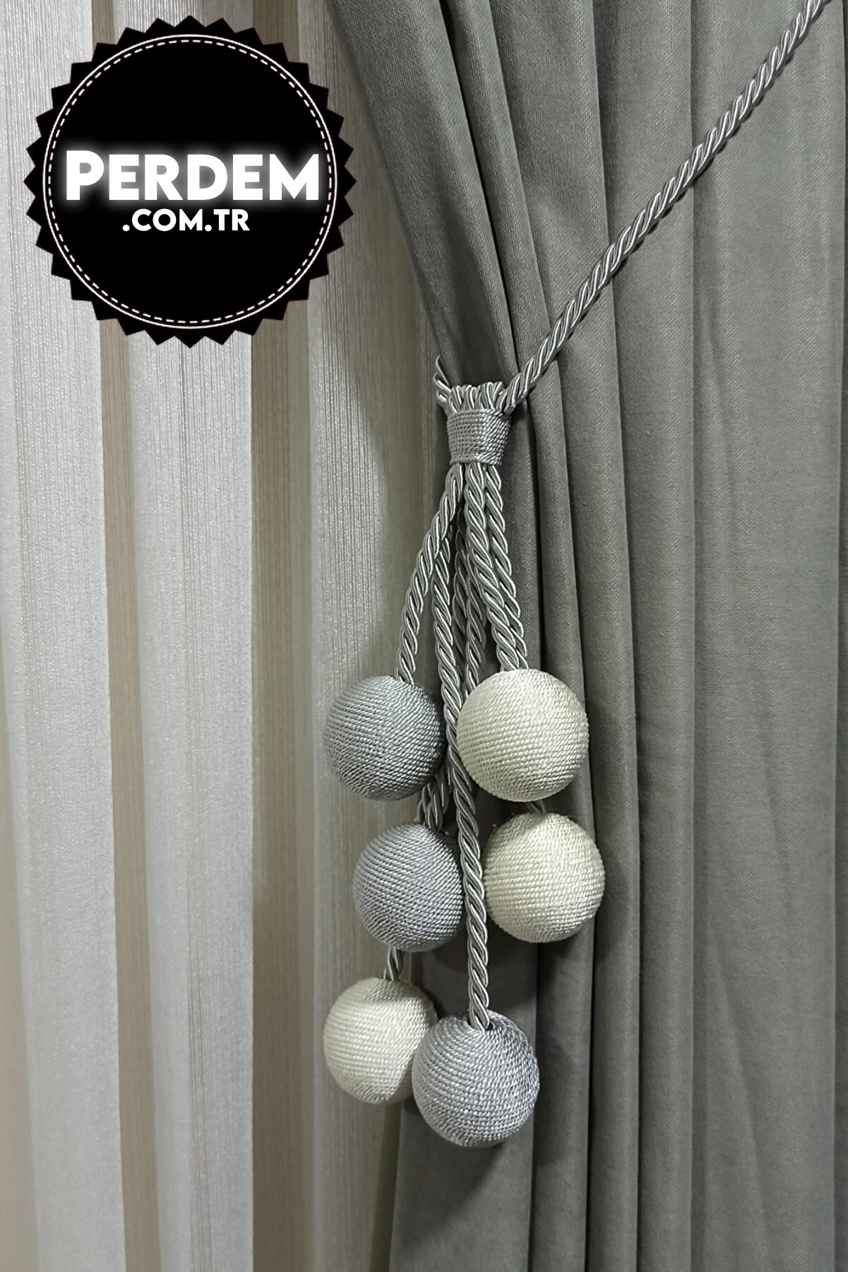 Korniş Braçol 6 Toplu Perde Aksesuarı - Görsel 5